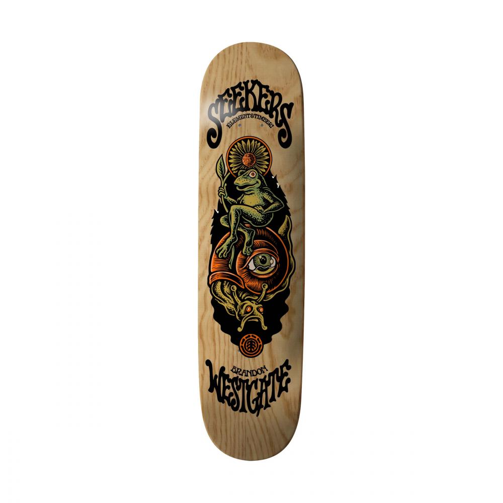 Planche de skateboard Element Seekers Brandon Westgate bois naturel