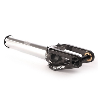 Ethic DTC Fourche Merrow V2 SCS/HIC noir transparent trottinette freestyle