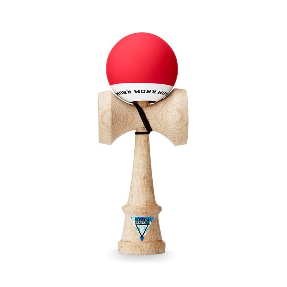 Krom Kendamas POP LOL RUBBER RED MATTE
