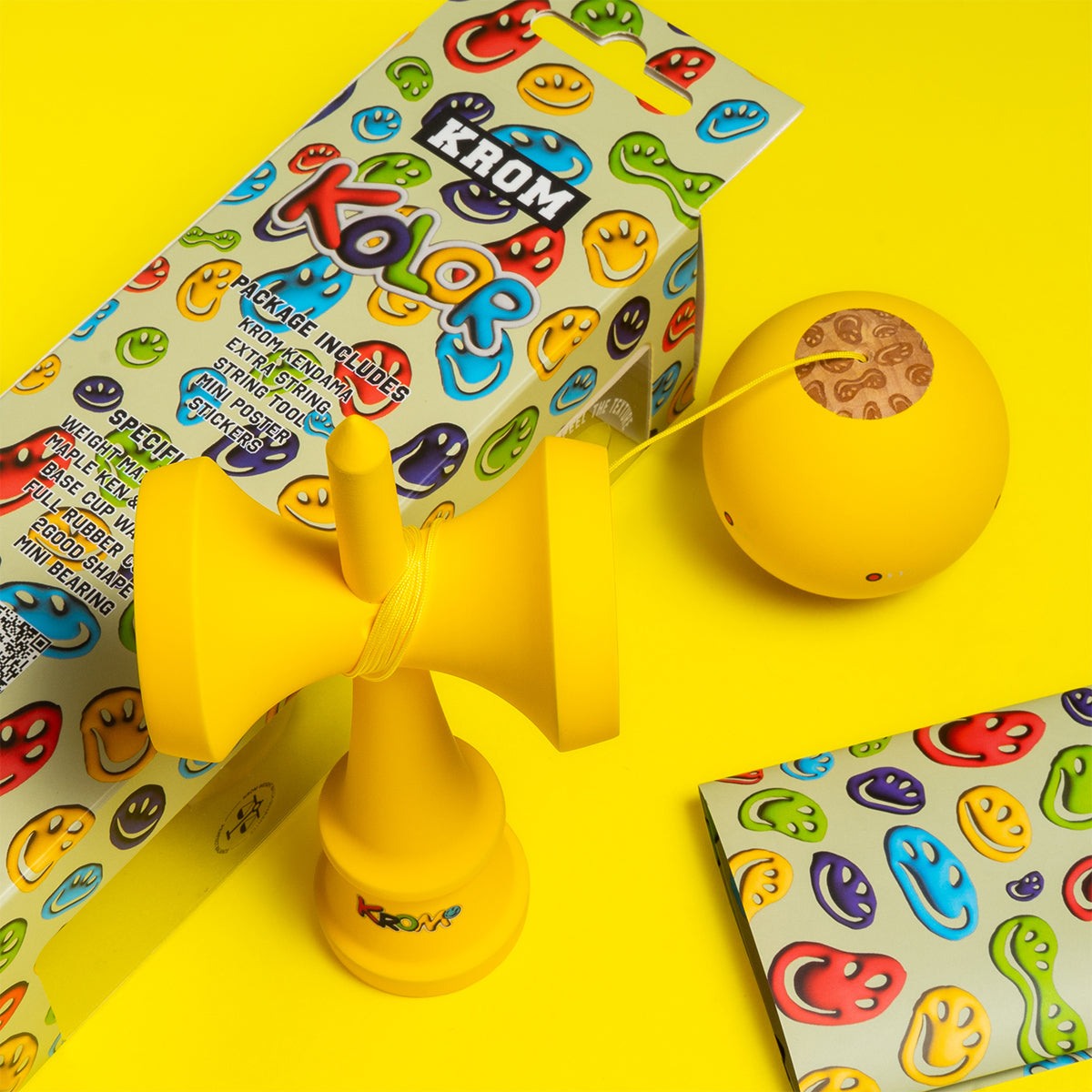 KROM Kendama Kolor Jaune - vue 2