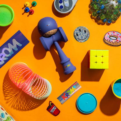 KROM Kendama Kolor Violet - vue de dessus