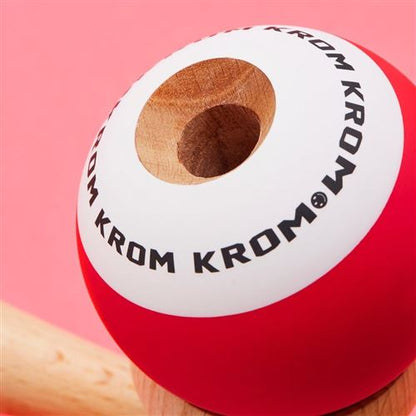 Krom Kendamas POP LOL RUBBER RED MATTE