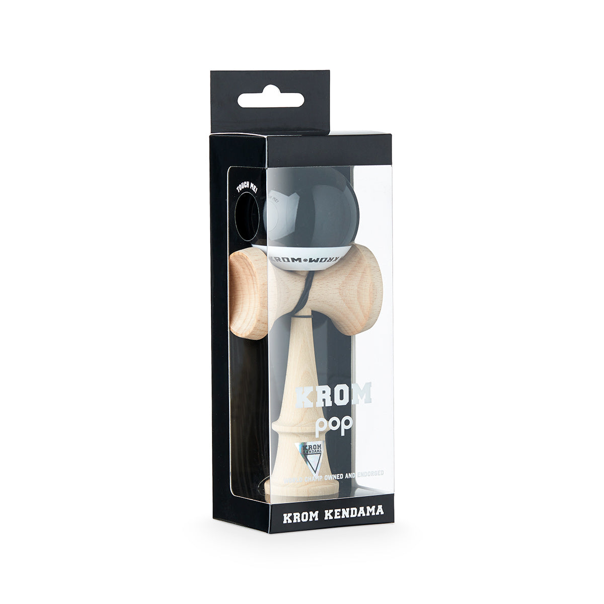 KROM Kendama POP LOL Noir - détail