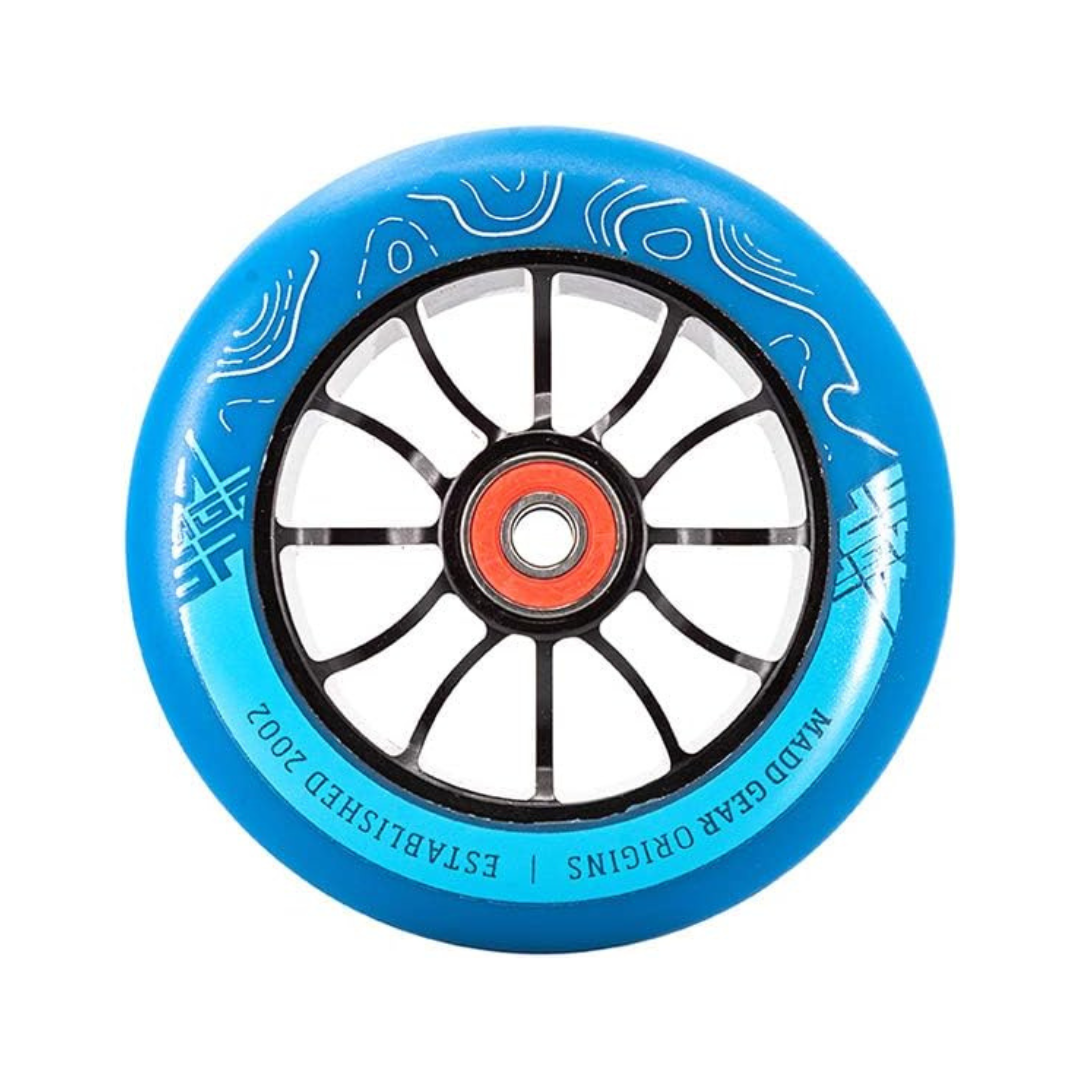 Roue Trottinette Freestyle Antik Exodia 110mm 88A Blanc/Neochrome – Grip Parfait Et Style Incroyable !