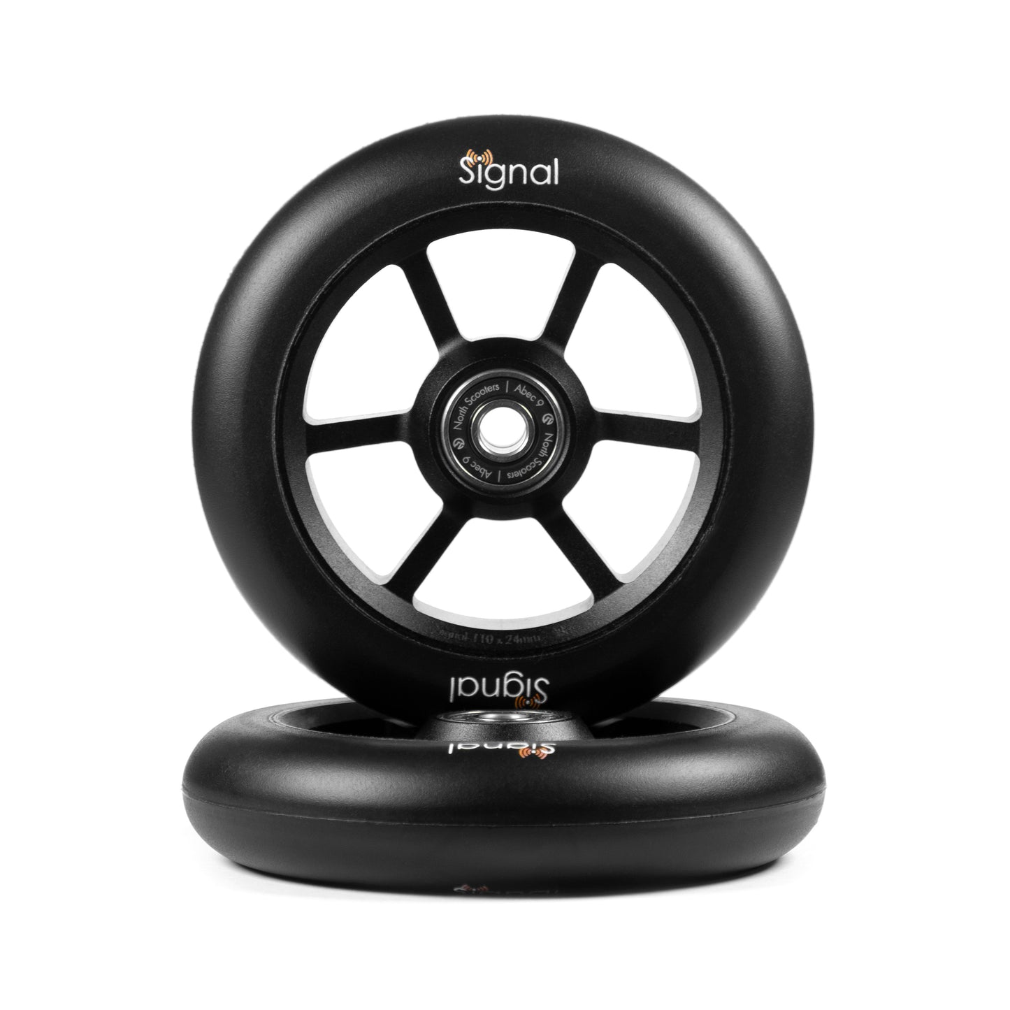 North Roues Signal Logo V3 110x24mm noyau noir mat