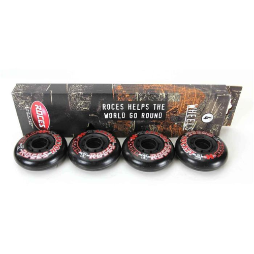 Roces Hockey JEU 4 ROUES 76MM-84A Noire