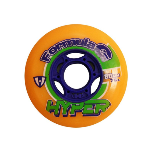 Hyper Rollers Ride Hyper Formula G Era 80mm 76A Orange Wheels Pack 4