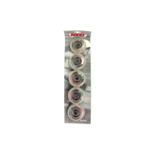 Roces PACK OF 5 HYPERFORMANCE MICRO 84MM/82A ROLLERBLADE WHEELS