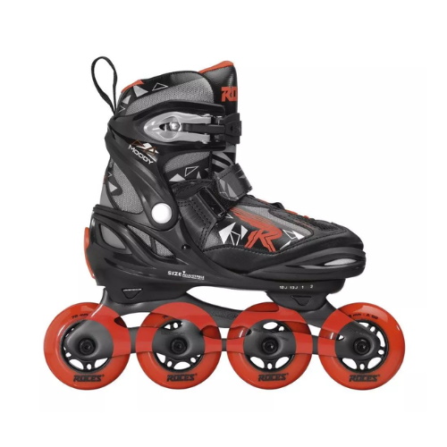 ROCES Moody TIF Adjustable Roller Skates - Red