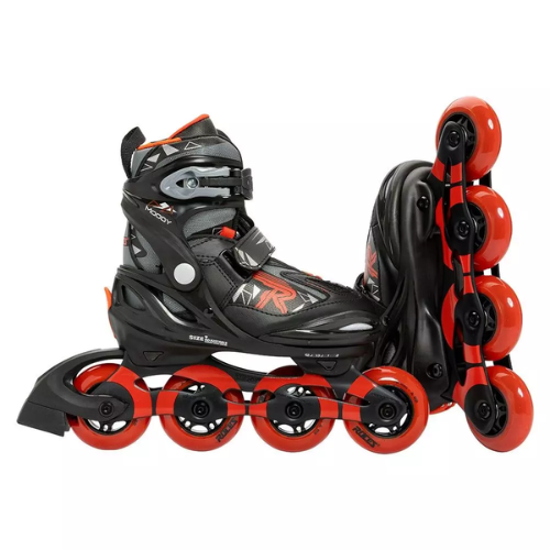 ROCES Moody TIF Adjustable Roller Skates - Red