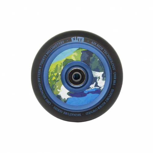 ELITE roue trottinette freestyle Air Ride Aqua Noir 115mm