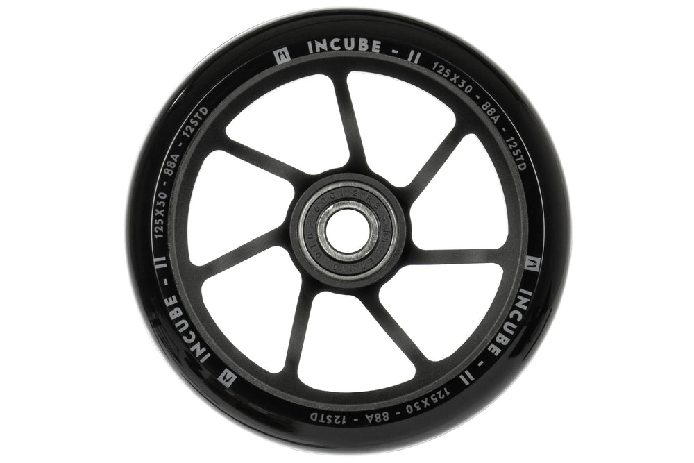 Ethic dtc incube v2 wheel 115mm 12std red freestyle scooter — vue 1