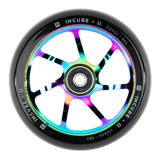 Ethic dtc incube v2 110mm 8std neochrome freestyle scooter wheel