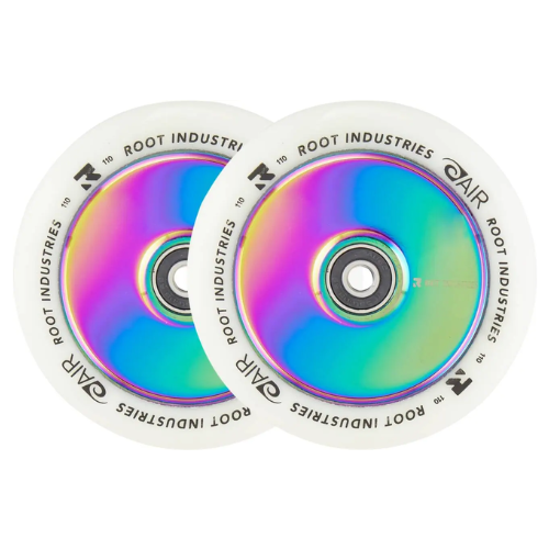 Root industries roue Air blanc néochrome 110mm trottinette freestyle x2