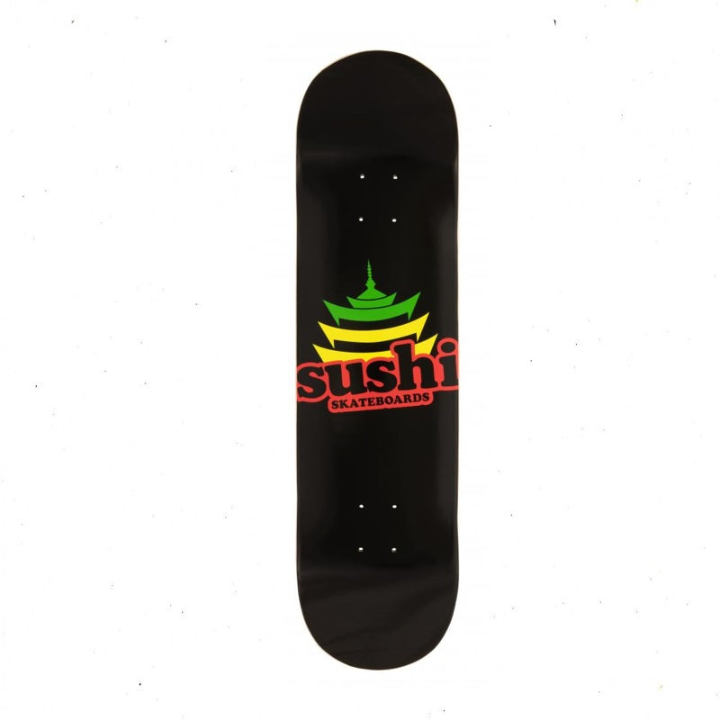 Plateau Sushi Pagoda Logo 8.125 noir
