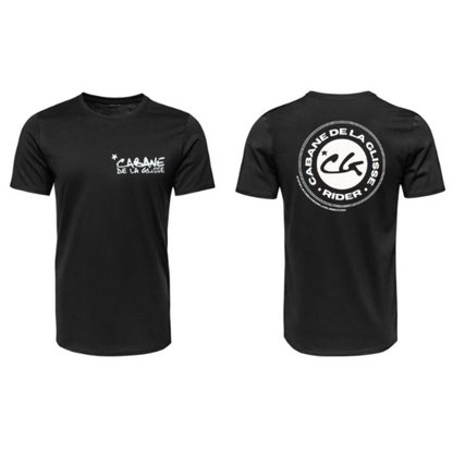 Custom Black Cabane de la Glisse T-Shirt