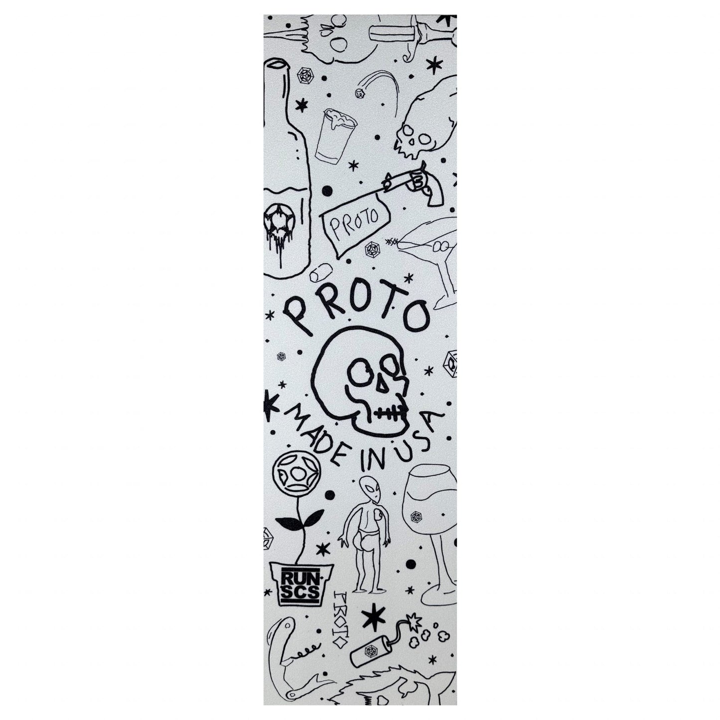 Grip PROTO Zuaso blanc 7x24 trottinette freestyle