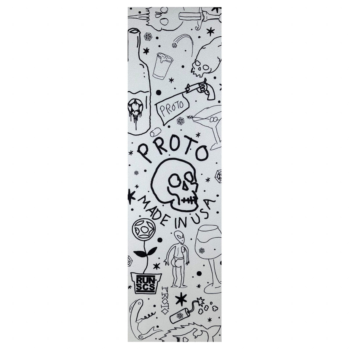 Grip PROTO Zuaso blanc 7x24 trottinette freestyle