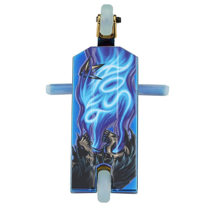 Blunt Finger Scooter AOSV6 Special Edition Heist, dessous du plateau illustré