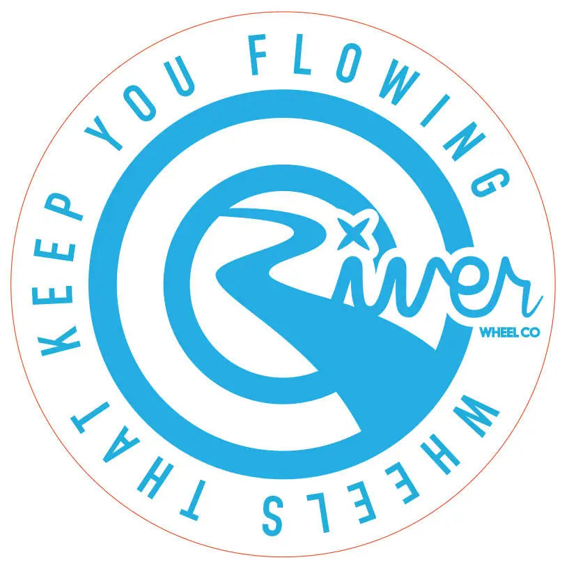River Roue Round – Autocollant