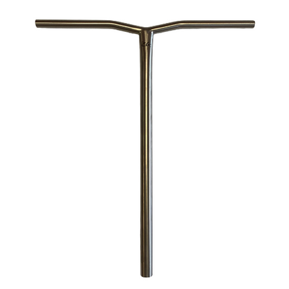 Cabane de la Glisse Guidon Bar Y Titane Oversize HIC SCS Chrome 670 710mm Trottinette Freestyle