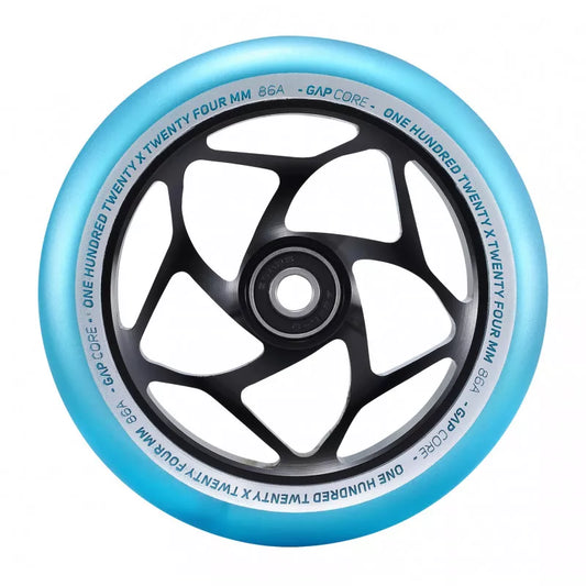 BLUNT Roue Gap core Noire Turquoise 120mm trottinette freestyle