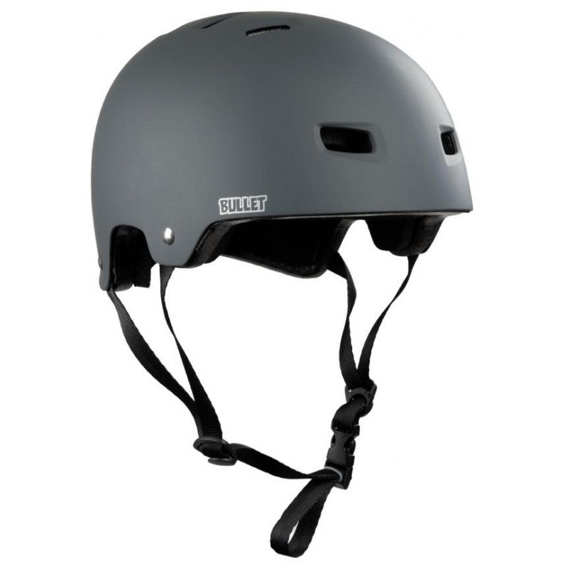 Bullet x Santa Cruz Helmet Oval Dot 54-57cm Matte Charcoal S/M ADULT