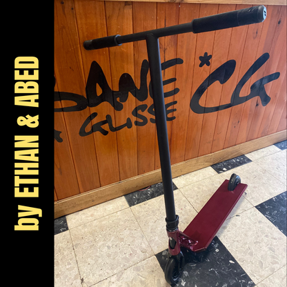 Trottinette freestyle custom by Ethan IZZI et Abed