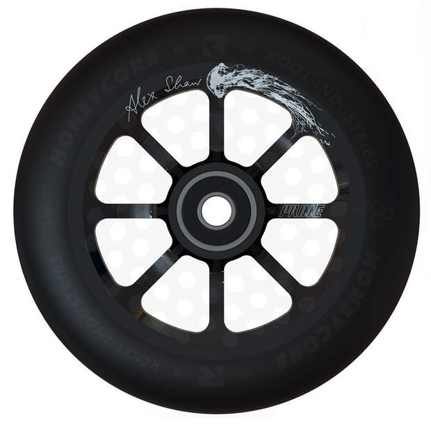 Roue Prime Alex Shaw Jellyfish 110 x 30 mm noire trottinette freestyle
