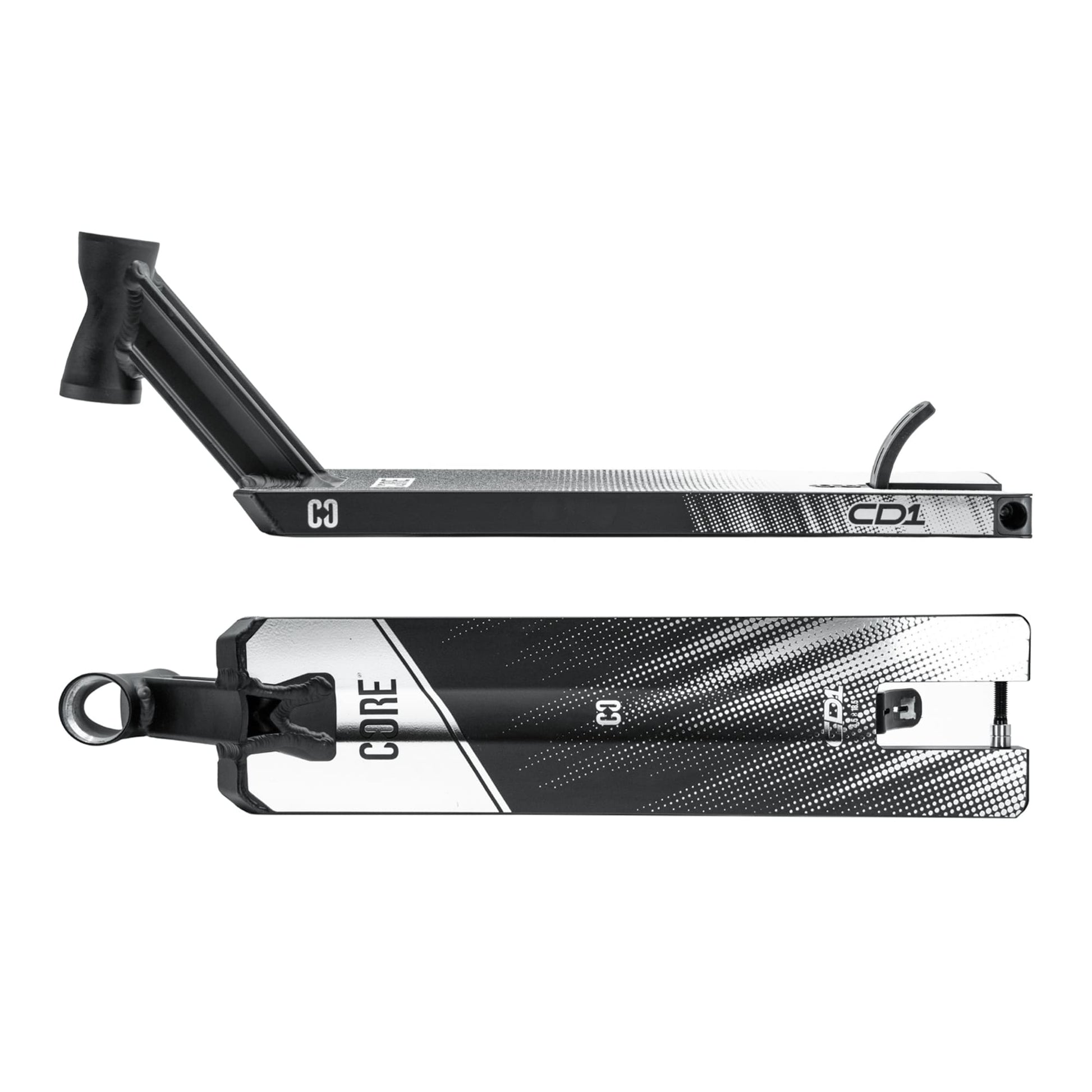 CORE CD1 deck trottinette freestyle noir et argent