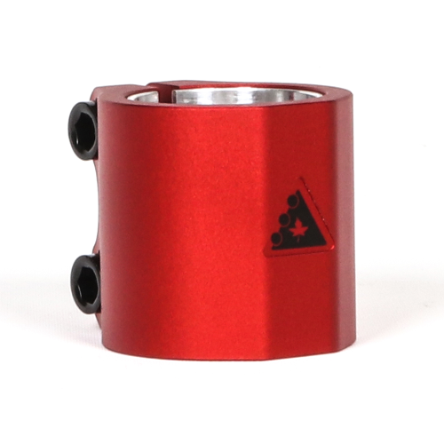 Collier de serrage Trynyty double rouge trottinette freestyle