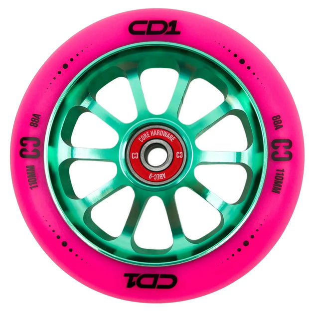 CORE CD1 Roue Trottinette Freestyle Rose