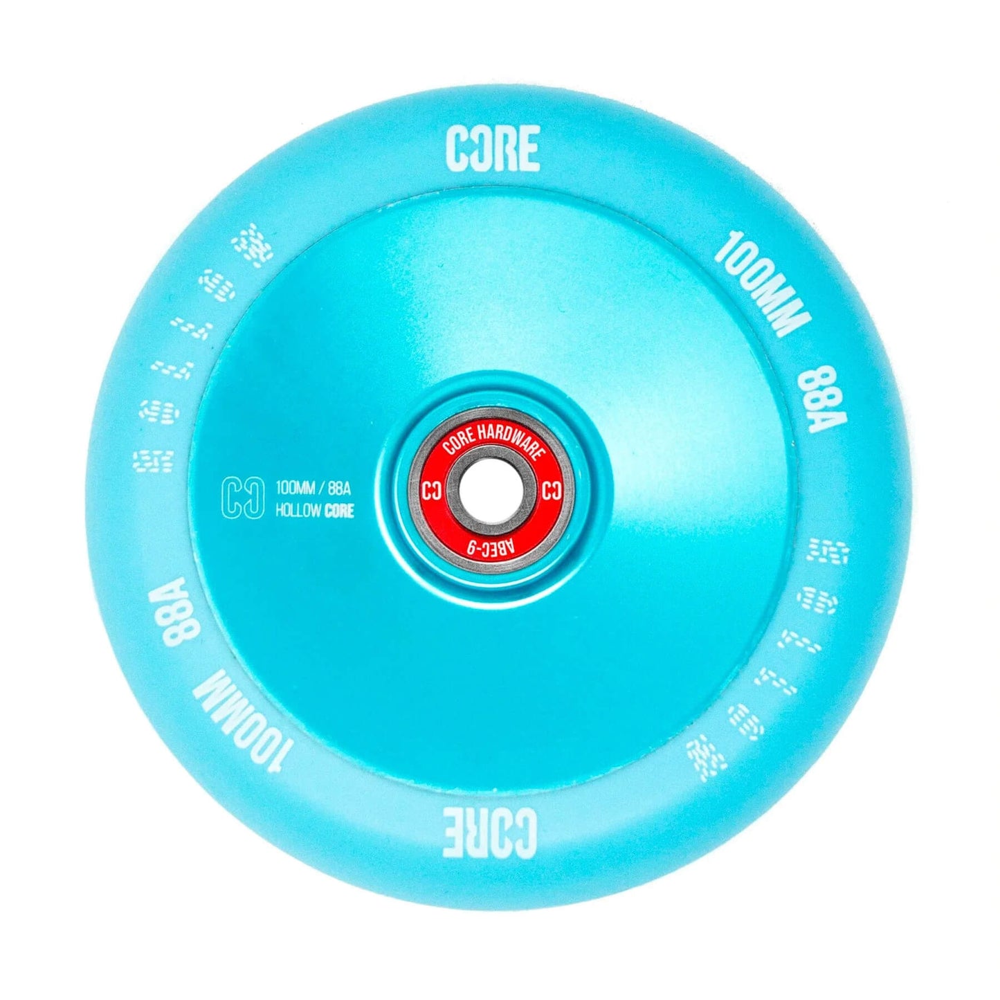 CORE Roue Hollowcore V2 Mint Blue 100mm Trottinette Freestyle