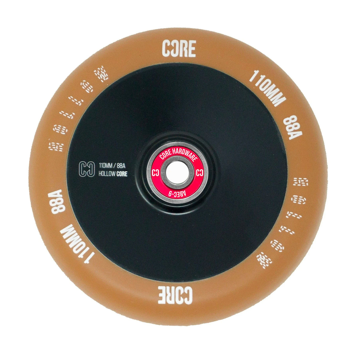 CORE Roue Hollowcore V2 Gum et Noir 110mm Trottinette Freestyle