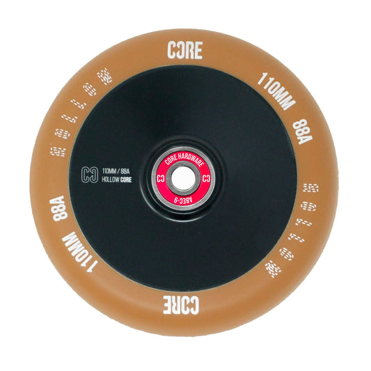 CORE Roue Hollowcore V2 Gum et Noir 110mm Trottinette Freestyle