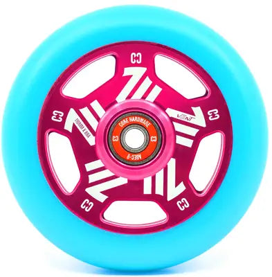 CORE Roue Vent Hollow 110mm Bleu-vert - La Cabane de la Glisse
