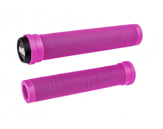 Poignées ODI Longneck SLX 160 mm rose mat pour trottinette freestyle