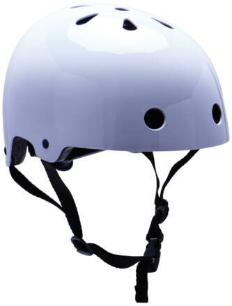 Family adjustable Glossy white helmet — vue 1