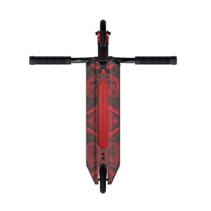 FUZION Z350 SERPENT NOIR ET ROUGE TROTTINETTE FREESTYLE