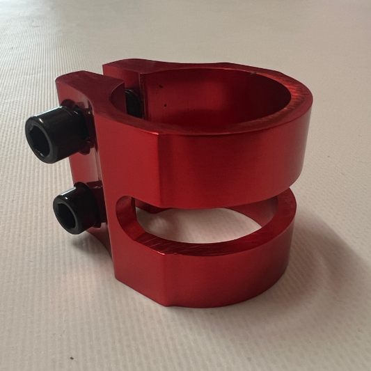 Fuzion 2-screw freestyle scooter clamp Red