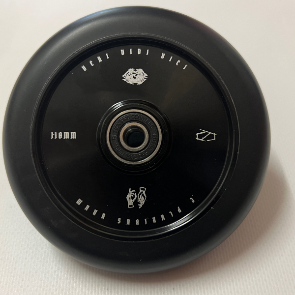 Fuzion Black and White 110mm Freestyle Scooter Wheel