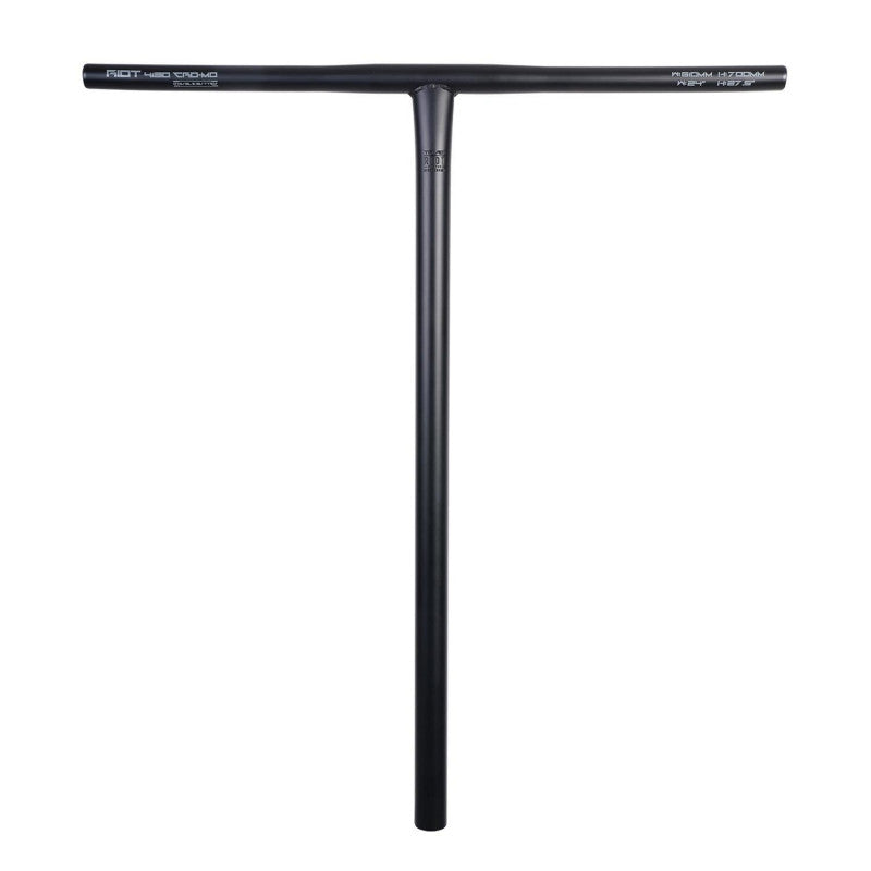 Bar Handlebar Triad Riot Cromoly Oversize Black Freestyle Scooter