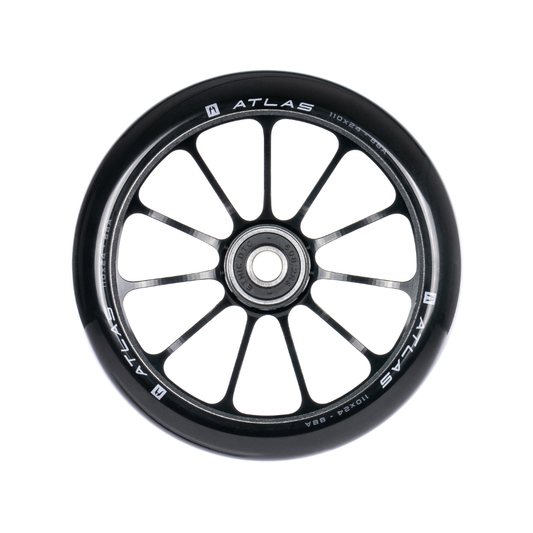 Ethic dtc roue Atlas noire 110mm 8std trottinette freestyle