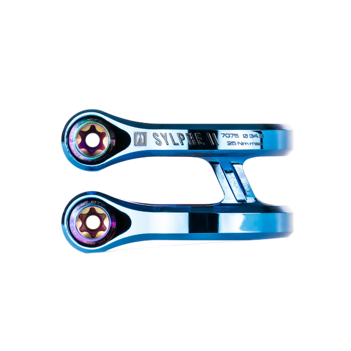 Ethic DTC Sylphe V2 Clamp Chrome Blue Freestyle Scooter