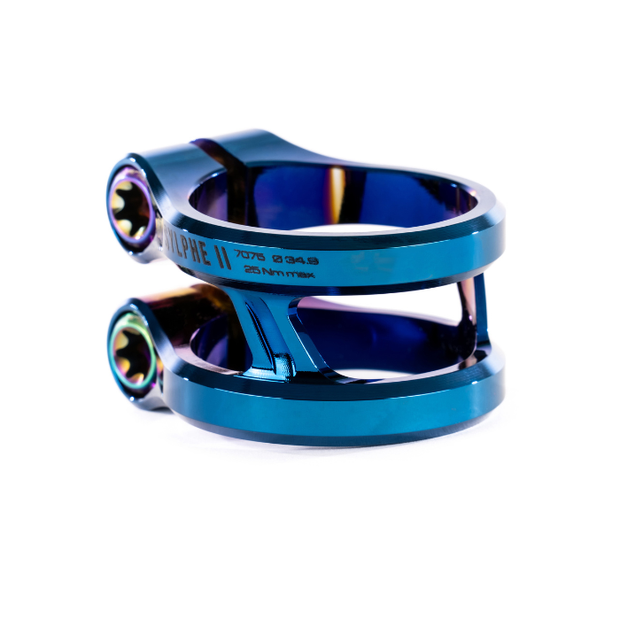 Ethic DTC Sylphe V2 Clamp Chrome Blue Freestyle Scooter