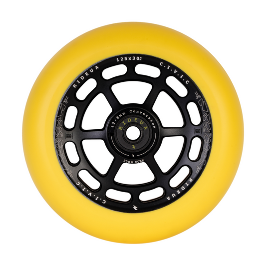 UrbanArtt Civic Wheel 125mm Yellow