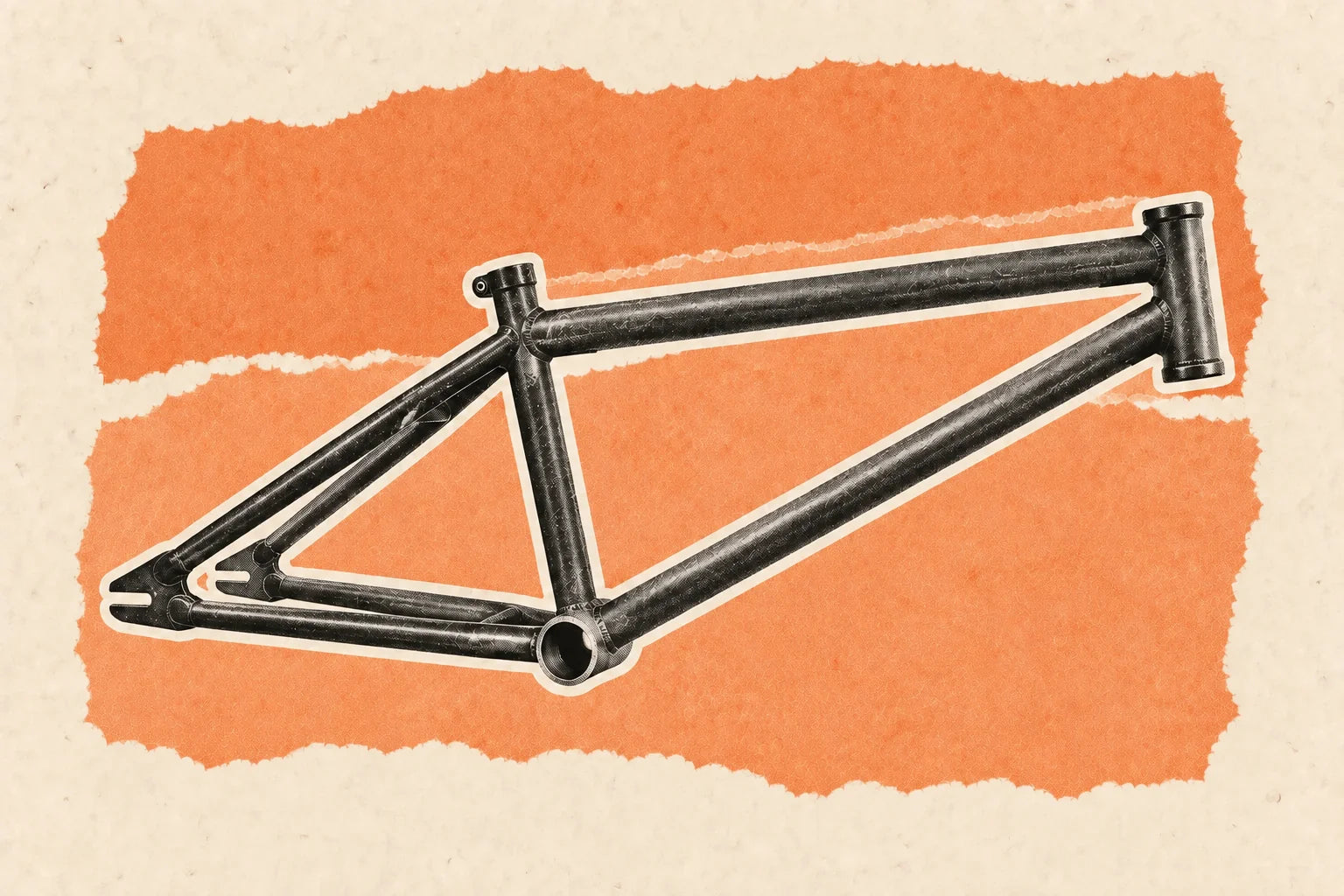 Le top tube est le tube supérieur du cadre. Sa longueur est distincte du diamètre des roues.