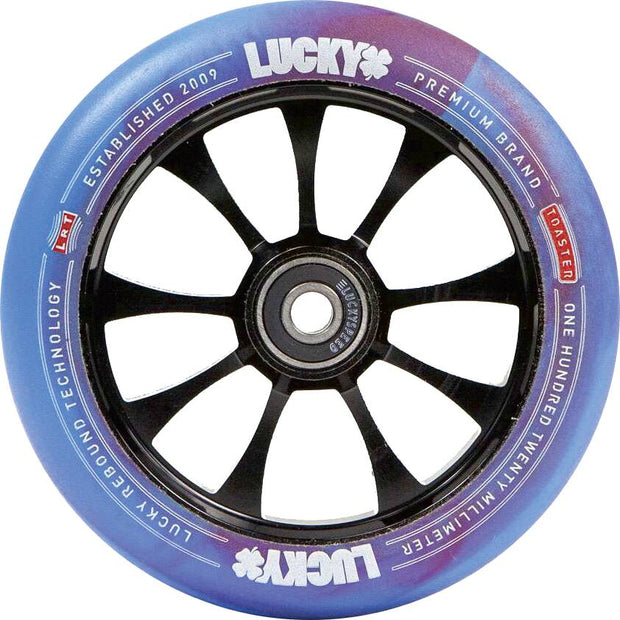 Lucky Wheel Toaster Freestyle Scooter Wheel Blue 120mm Freestyle Scooter