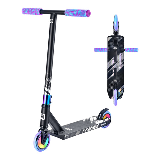 CORE CB1 Mini Trottinette Freestyle Enfant Noir et Neochrome