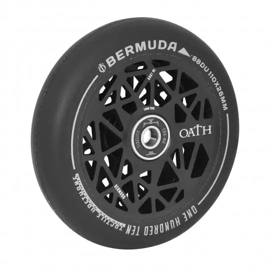 OATH Roue Bermuda Noire trottinette freestyle x2